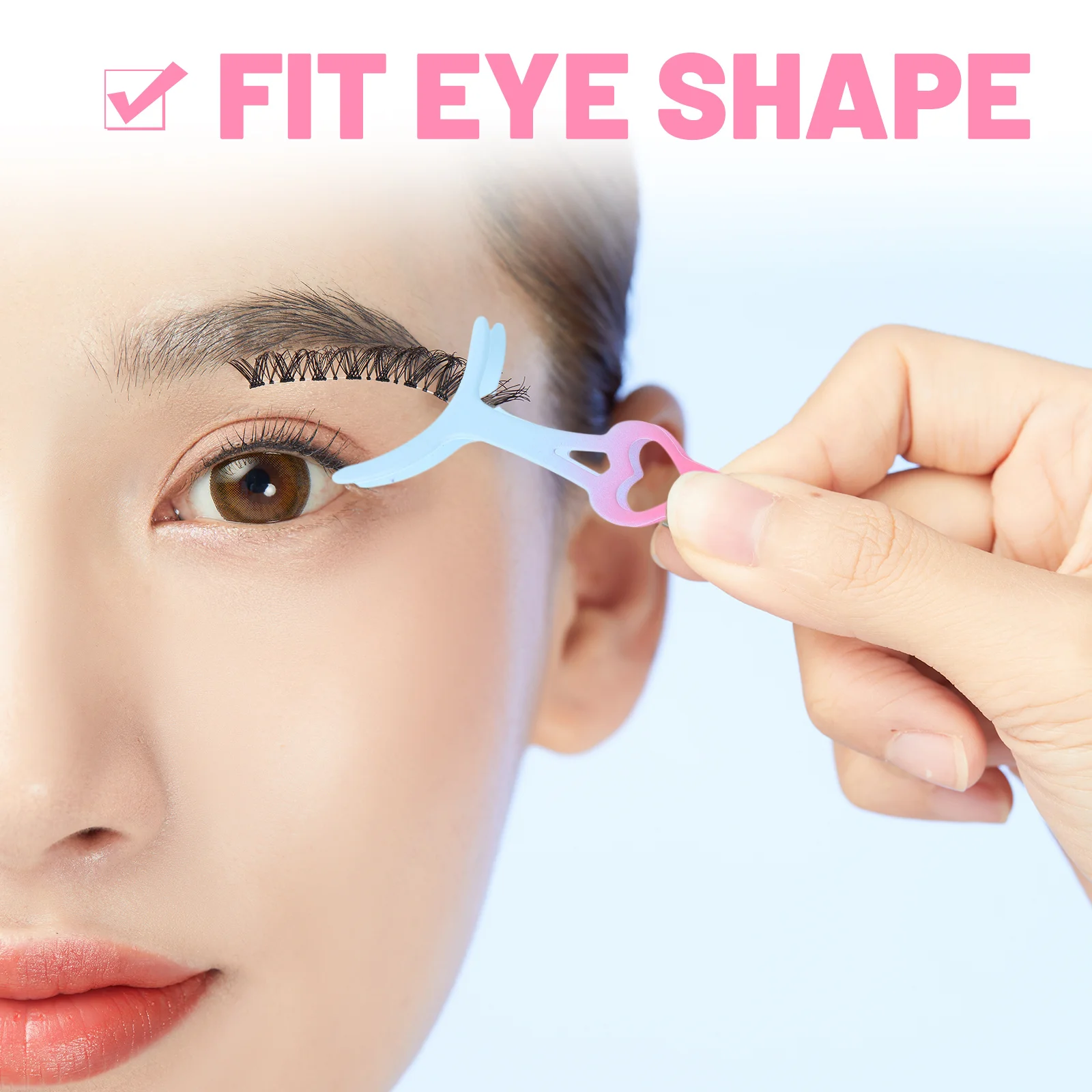 High Quality Lash Tweezers Eyelash Clamp with Comb for Secure Hold and Easy Application Ideal for Makeup Artists