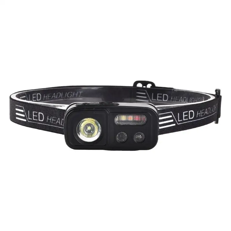 

Head Lights For Forehead Rechargeable LED Headlights For Fishing Waterproof Camping Head Torch Shockproof Adults Head Flashlight