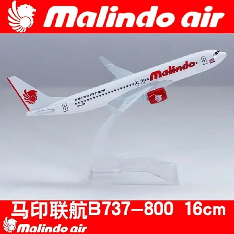 

16 см 1:400 для Malindo Airlines B737 модель пассажирского самолета из сплава, готовая модель самолета, подходит для подарков