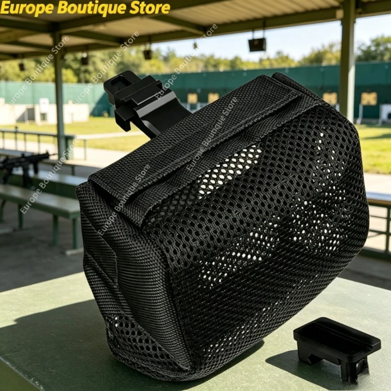 

Tactical Cartridge Catcher Quick Release Mesh Detachable Heat Resistant Shell Recycling Bag