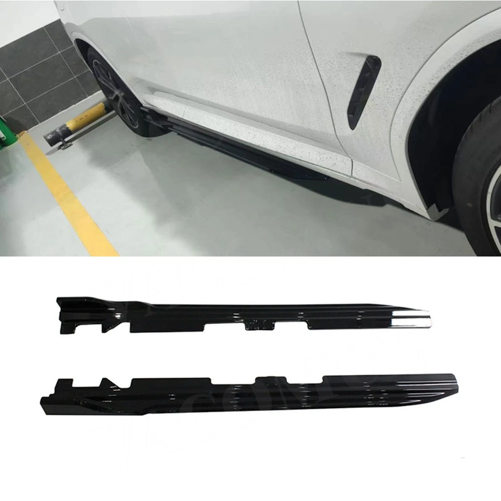 

VACOMUL For BMW X3 X4 G01 G02 2018-2023 Carbon Fiber Side Skirts Lip Aprons Protector Side Lip Aprons ABS