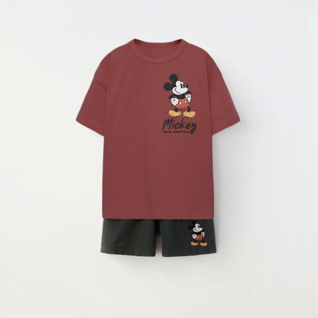 cartoon Tees Boy Baby The Lion King Tshirt  Casual Loose Sports Tees + Short Set Kids Summer Costume Short-sleeved Tops Suit image 3