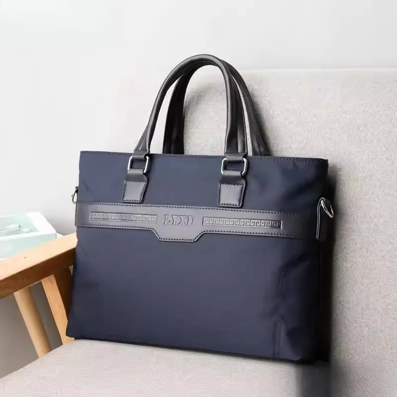 

Новая водонепроницаемая холщовая сумка через плечо, деловая сумка-портфель, мужская сумка для ноутбука, мужская сумка-тоут