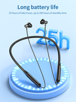 HOCO ES58 Wireless Neckband Earphones In Ear Headphone Bluetooth 5.0 Sport Running Music Soft Skin Friendly Headset With Mic