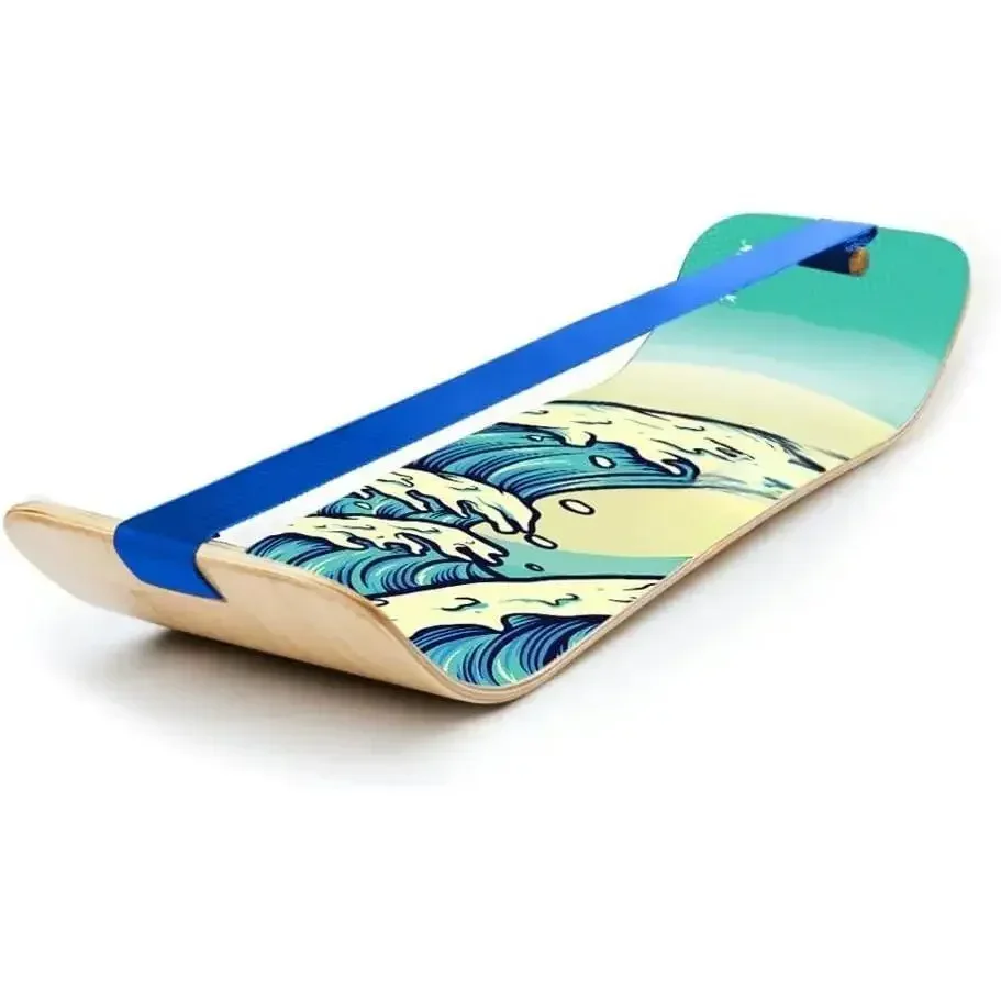 SlackBoard – GiBoard Balance Board für Kinder und Erwachsene – Slackline Balance Trainer – Slack Board Core Trainingsgeräte Heim-Fitnessstudio