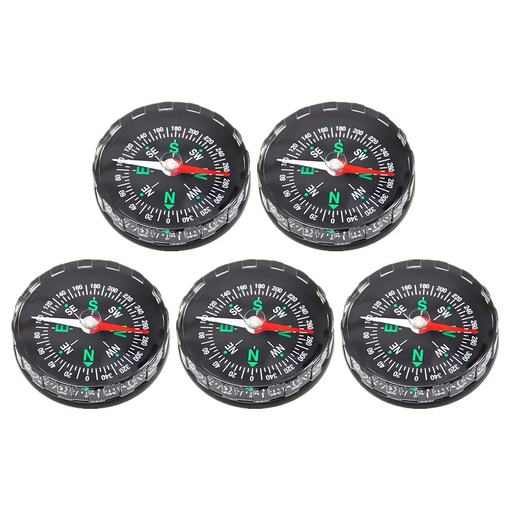 

5Pcs Portable Navigation Compass Outdoor Multifunction Waterproof Survival Hiking Camping Equipment Outdoor Compass