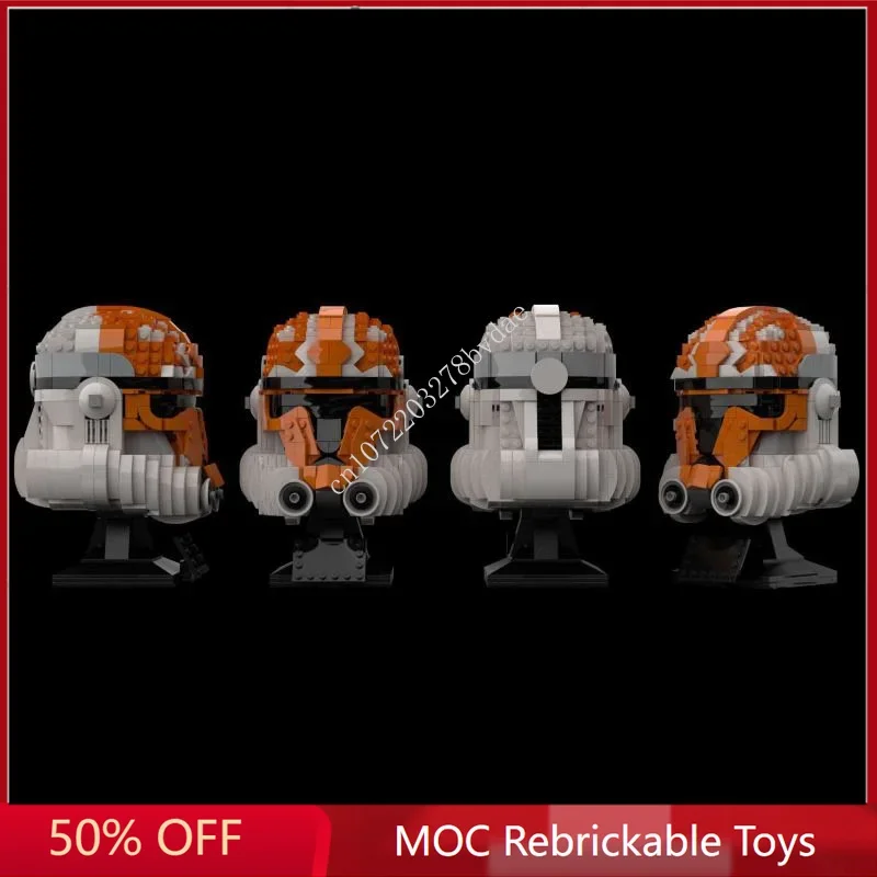 930PCS Star Plan MOC Helmet Clone 332st MOC SpaceShip Battle Model Building Block Architecture Education Assembly Model Toy