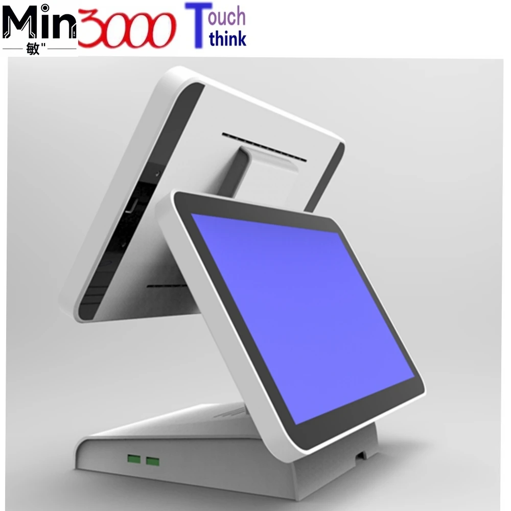 

New 15.6" Dual Screen POS AIO PC i7 8GB RAM 256GB SSD Windows All-in-One