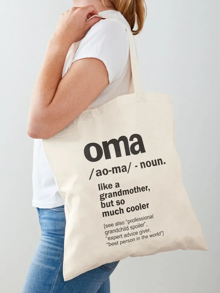 

Oma Gift For Grandma Women Birthday Mother Day Gift Tote Bag Handbags Eco bag shoping bag personalized tote