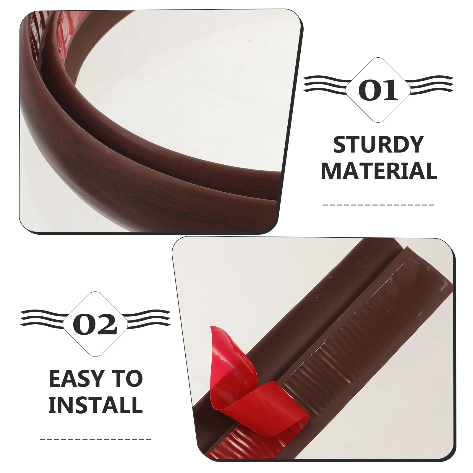 عتبة المنحدر قطاع الصلبة البلاستيكية قابل للتعديل طول عدم الانزلاق سطح باب المنزل كرسي متحرك منحدر دخول الانتقال الشريط #1