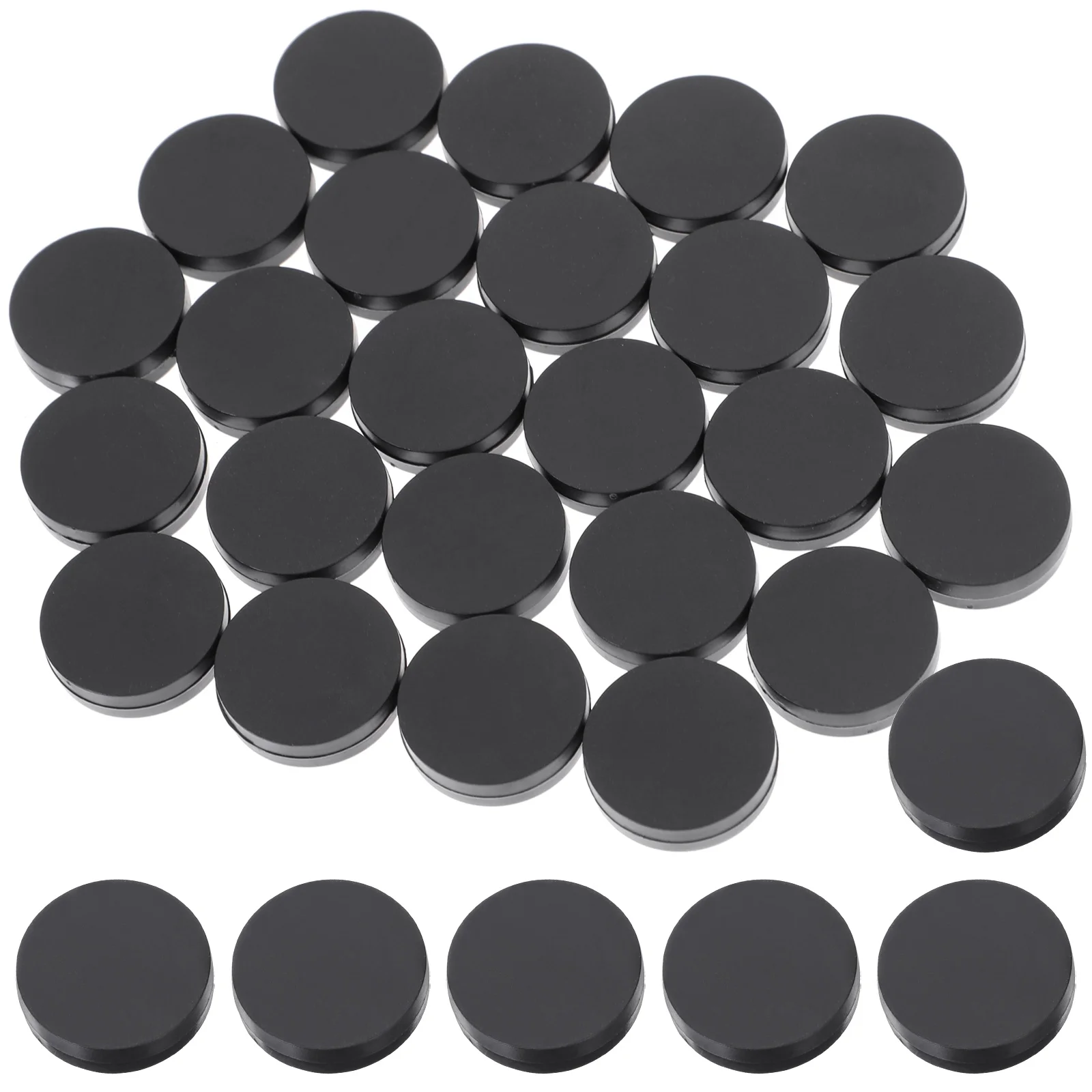 30 Pcs Game Pieces Backgammon Plastic Board Accessory Classic Games Puzzle Replacement Black