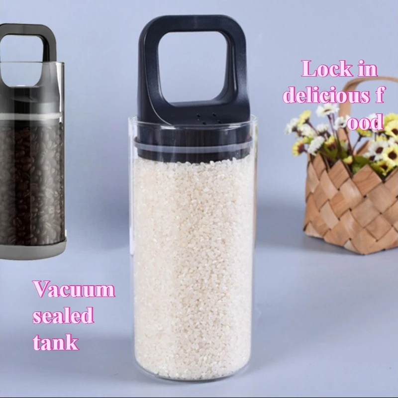 علب القهوة الزجاج مختومة جرة الزجاج فراغ مختومة تخزين جرة للمكسرات والوجبات الخفيفة الآفات برهان محكم الحاويات سعة كبيرة #1