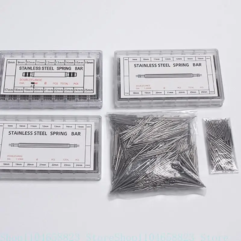 108/144/270/360 pçs removedor pinos ligação relógio pulseira conjunto ferramentas barra 8mm-25mm para reparo pulseira relógio