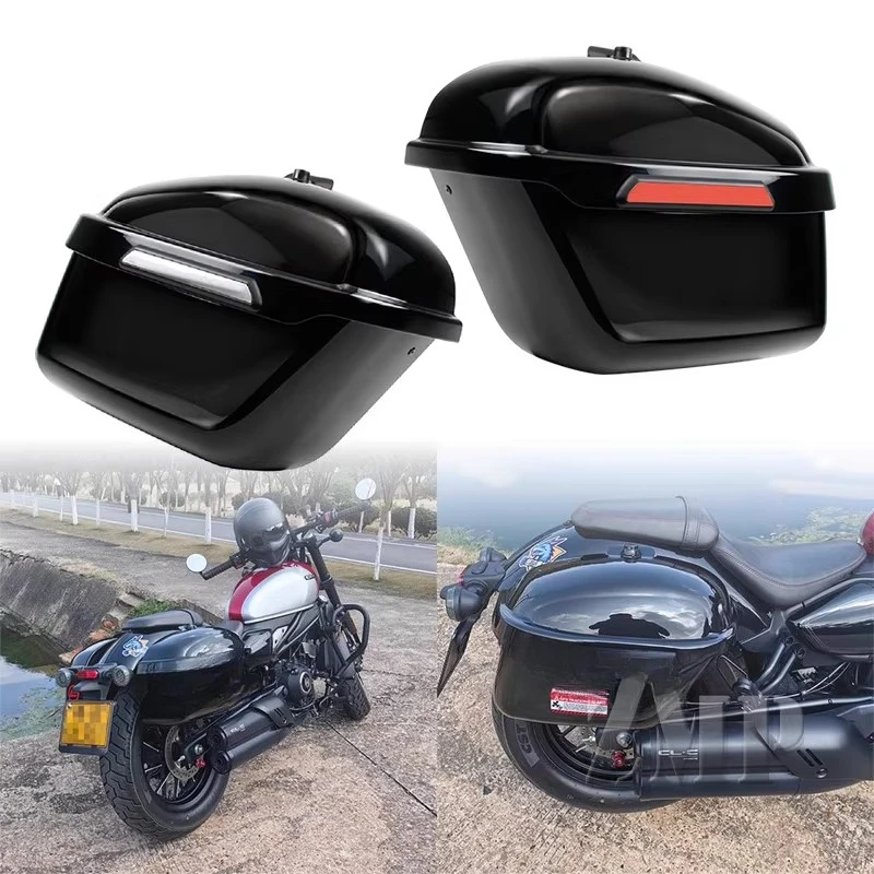 

Подходит для Spring Breeze 450clc Spring Breeze 250, боковая сумка, ретро-модификация, задний багажник, не деформируется с замком.