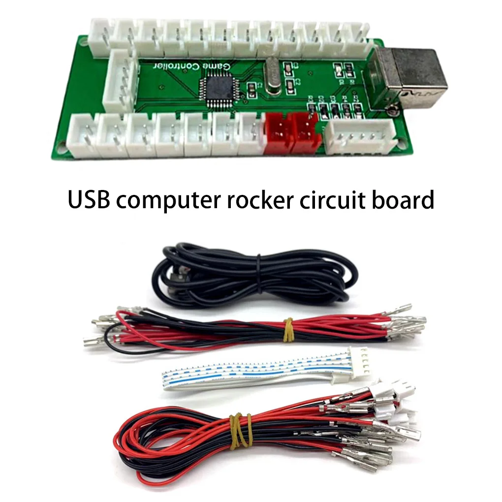 ジョイスティック付きコンピューター用の調整可能な電源チップ,レトロなゲームパネル用のコントロールパネル,DIYキット