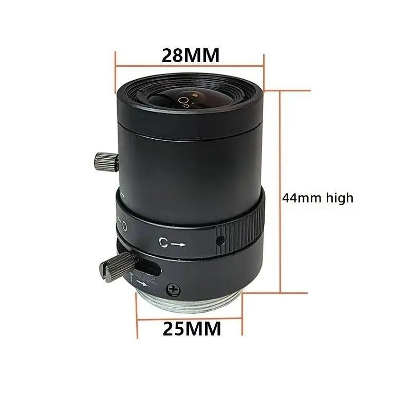 for CS Mount 2.8-12mm Manual Aperture Manual Focus Lens for 1/3 Inch Surveillance  Camera