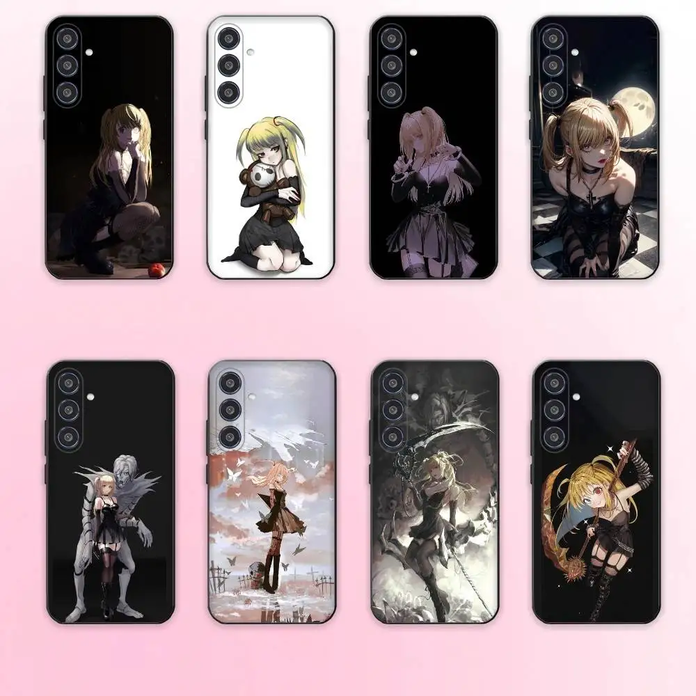 

Misa D-Death N-Note phone Case For Samsung Galaxy A73,A72,A71,A70,A53,A52,A51,Others Soft Black Shell