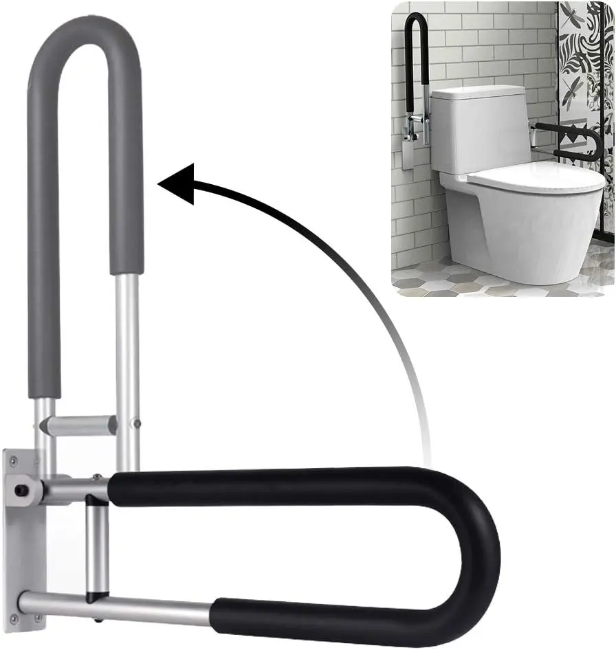 

23.6 Inch Grab Bar for Bathroom Toilet Safety Rail Support Handrail for Seniors