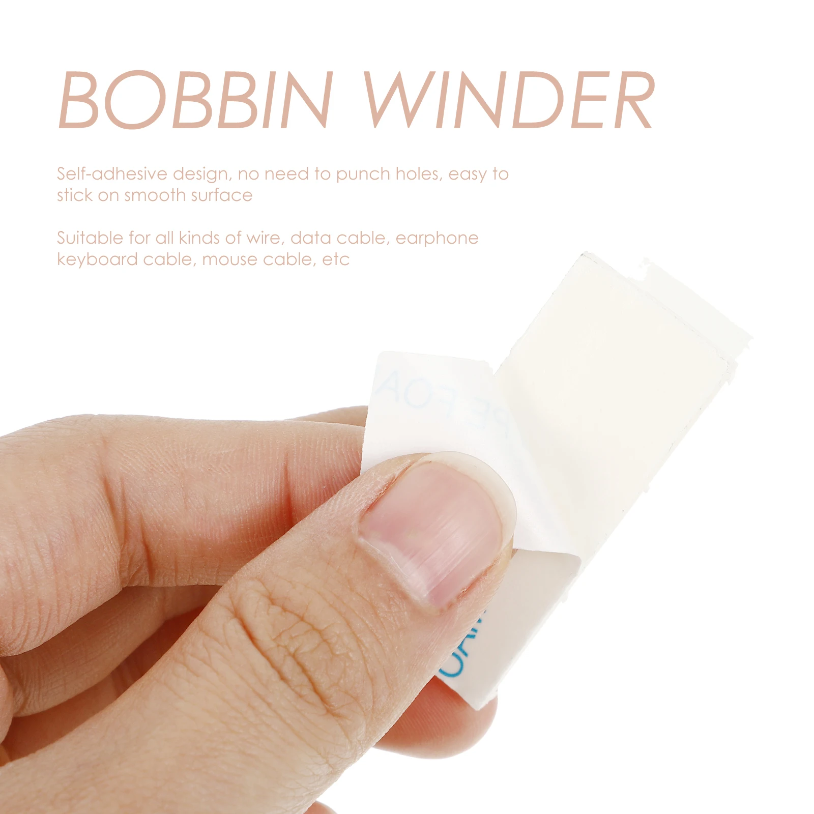 

20pcs Cable Organizer Clips Adhesive Cord Holder For Usb Headphone Keyboard Mouse Cables Wall Mounted Space Saving Durable