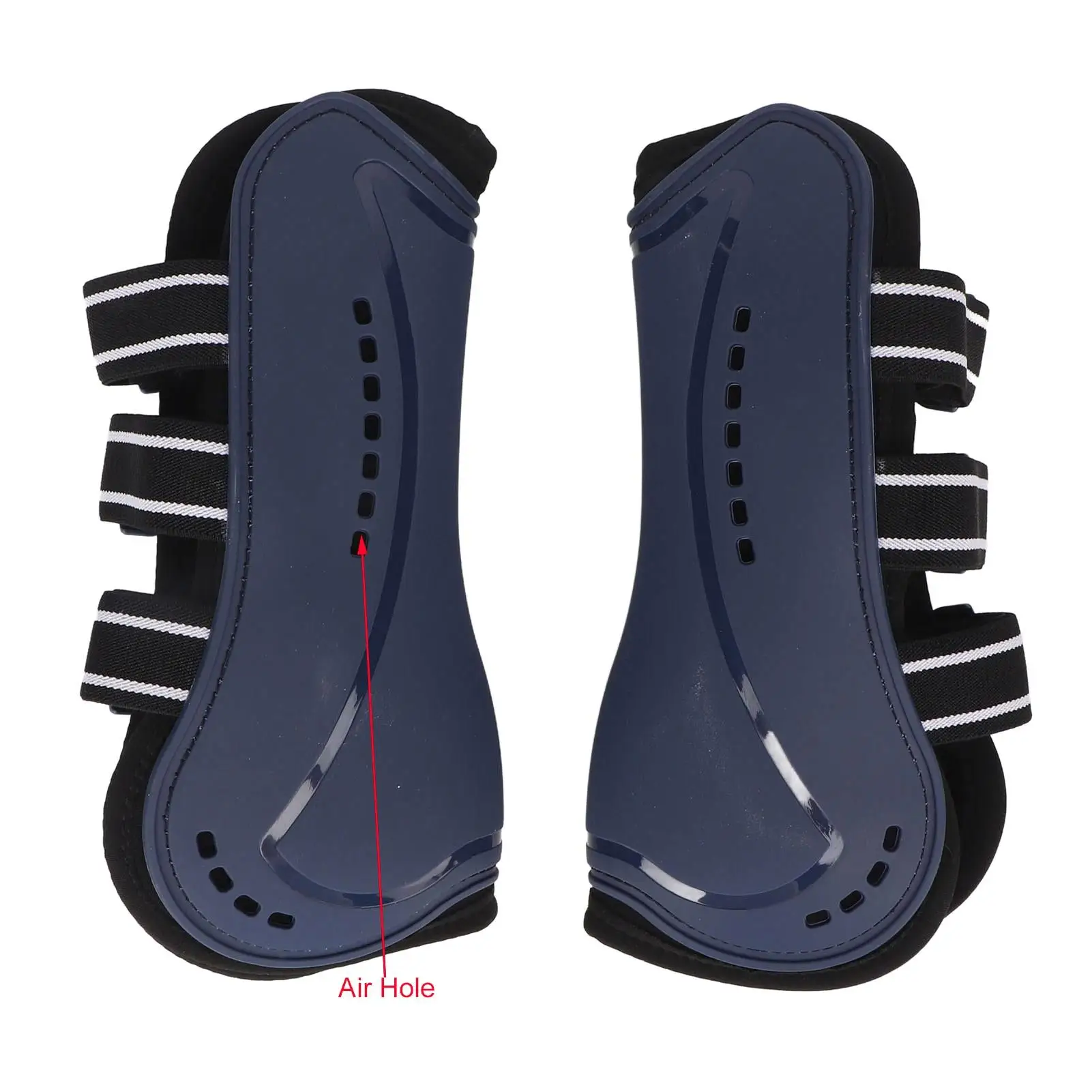 Botas de pierna delantera de caballo, absorción de impactos y Protector ligero para entrenamiento de salto, 1 par