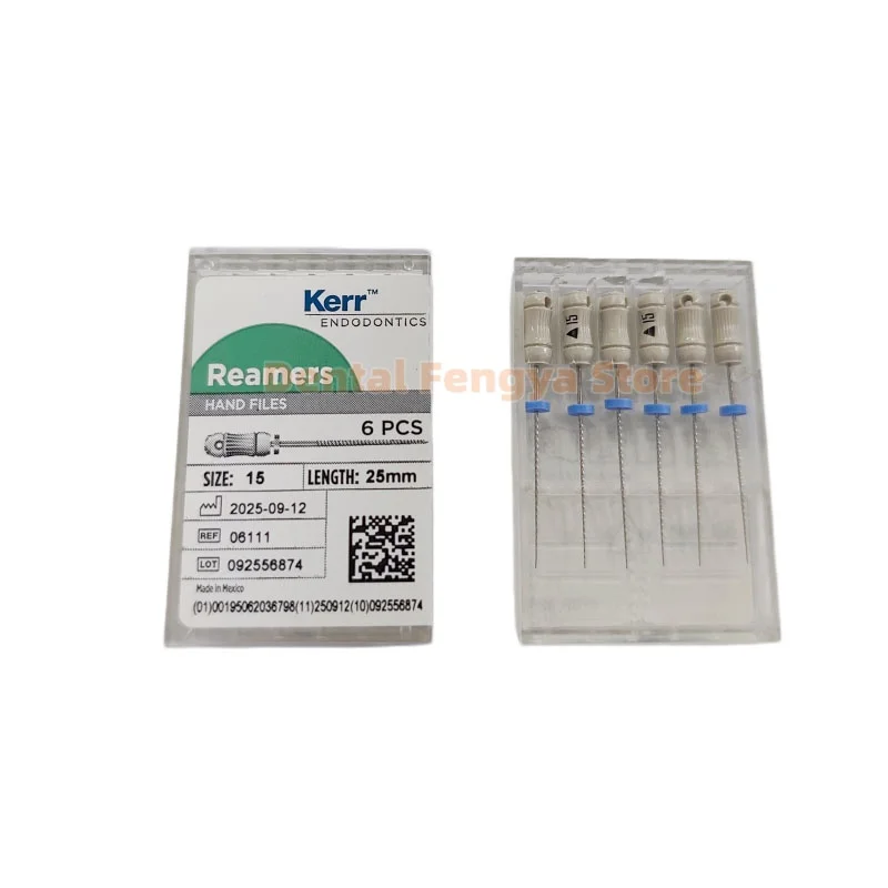 3 Box/Lot Kerr SybronEndo Reamers Hand Files Expansion Needle R File Stainless Steel Kerr Root Canal Files Dentist Materials