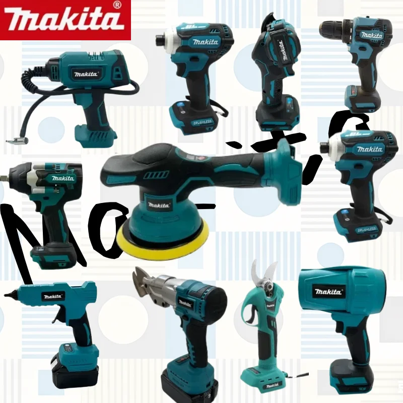 

Makita Brushless Electric Impact Hammer Drill Angle Grinder Electric Circular Saw Combo Kits Power For Makita 18V 20V Battery