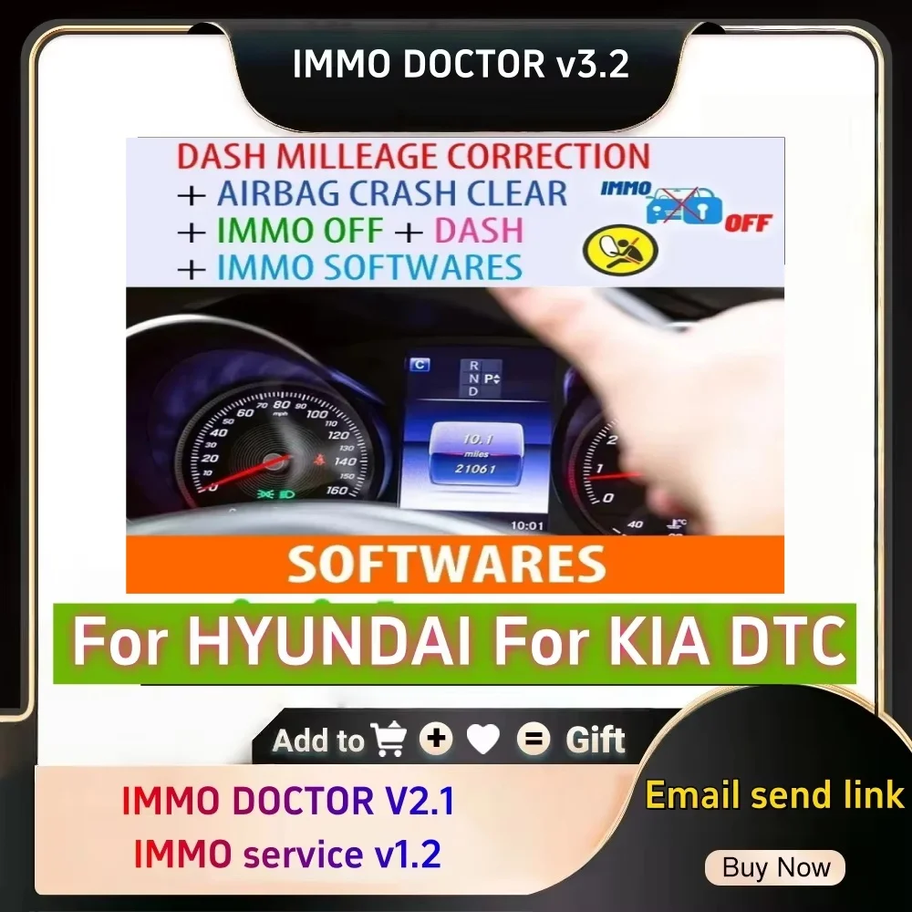 

IMMO DOCTOR V2.1 + MULTI EDITOR V2 + para HYUNDAI para KIA DTC +.pt a bin + Davinci 1.0.28 Software de reparación de automóviles