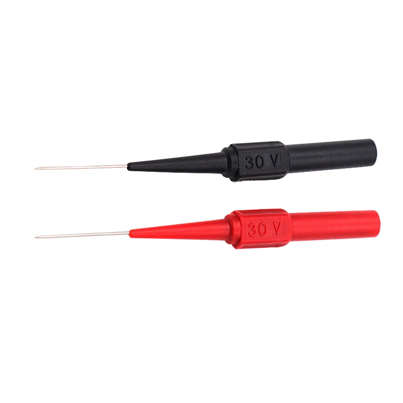 30V Car Tip Probes Diagnostic Tools Auto Multimeter Test Leads Extension Back Piercing Needle Tip Probes Mechanical Tools