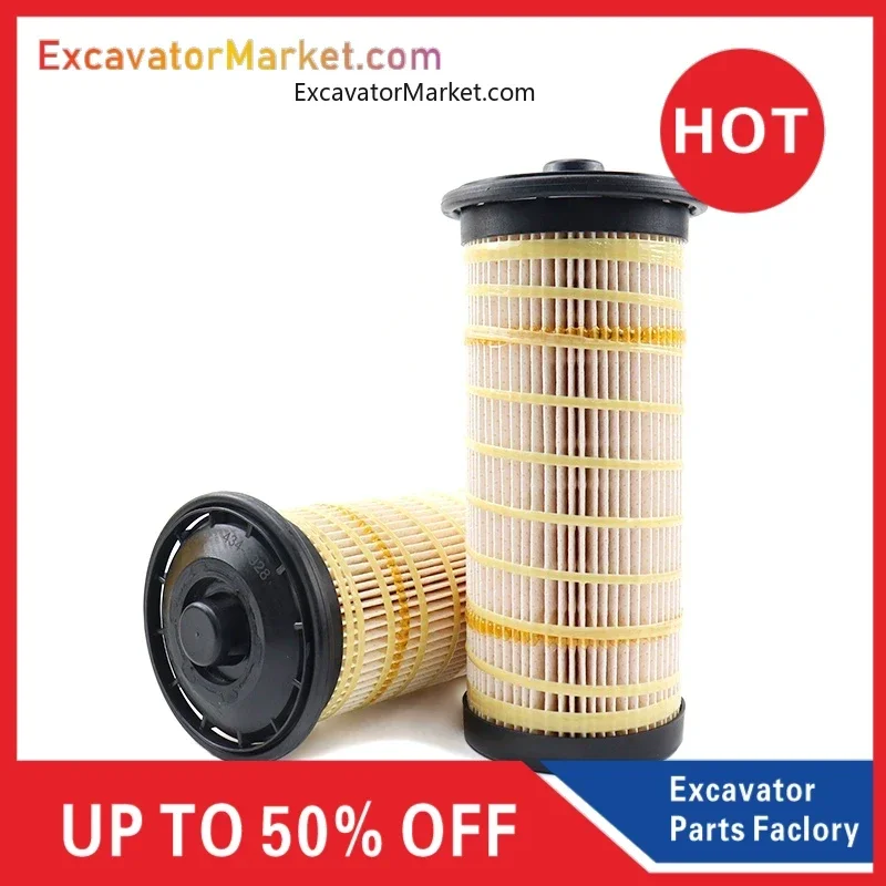 For Caterpillar CAT 336 345GC Excavator 434-3928 434-5089 Diesel Filter Cartridge Filter Maintenance Cartridge High Quality