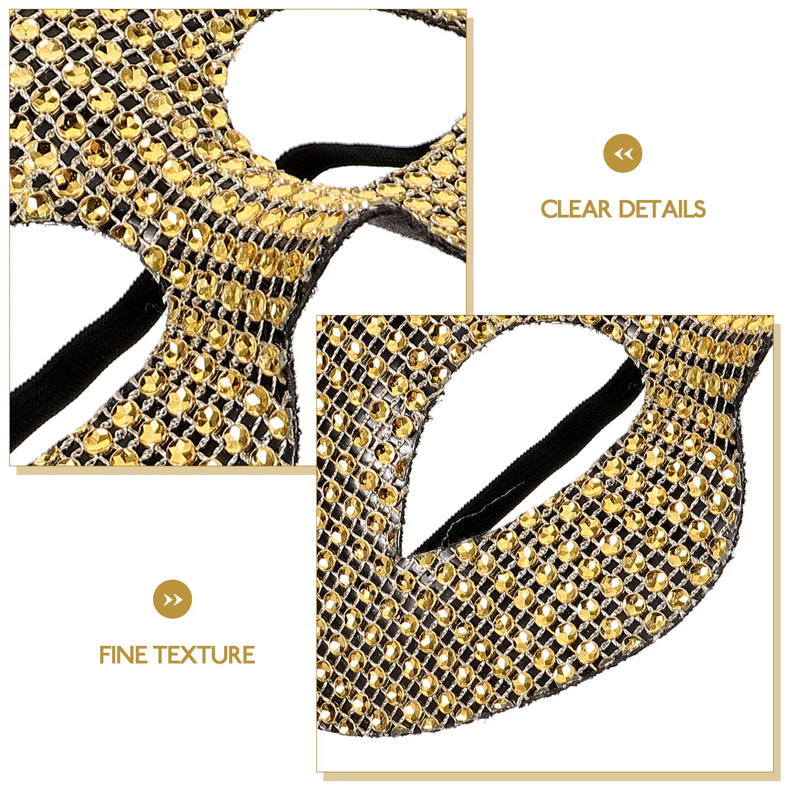 

Cat Mask Unique Rhinestone Masquerade Mask Lightweight for Halloween Cosplay Carnival Festival Party Accessory