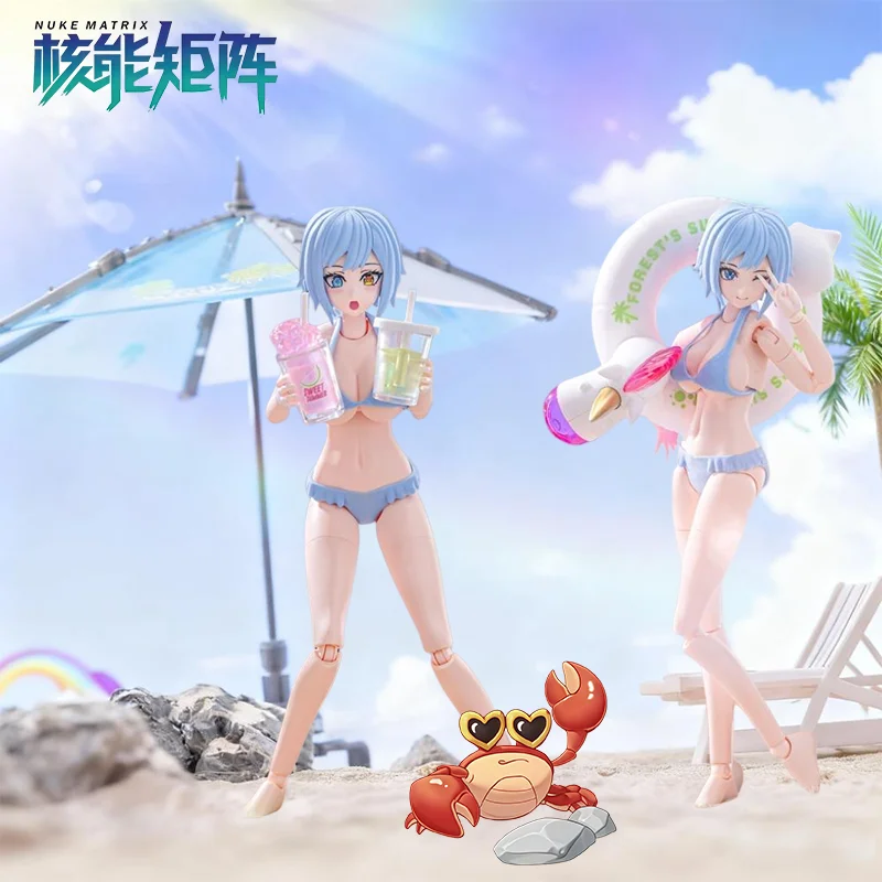 

NUKE MATRIX Fantasy Girls Forest’s Summer Vivienne Hayha Action Figure Model Ornamental Collectibles Ideal Gifts for Boys Girls