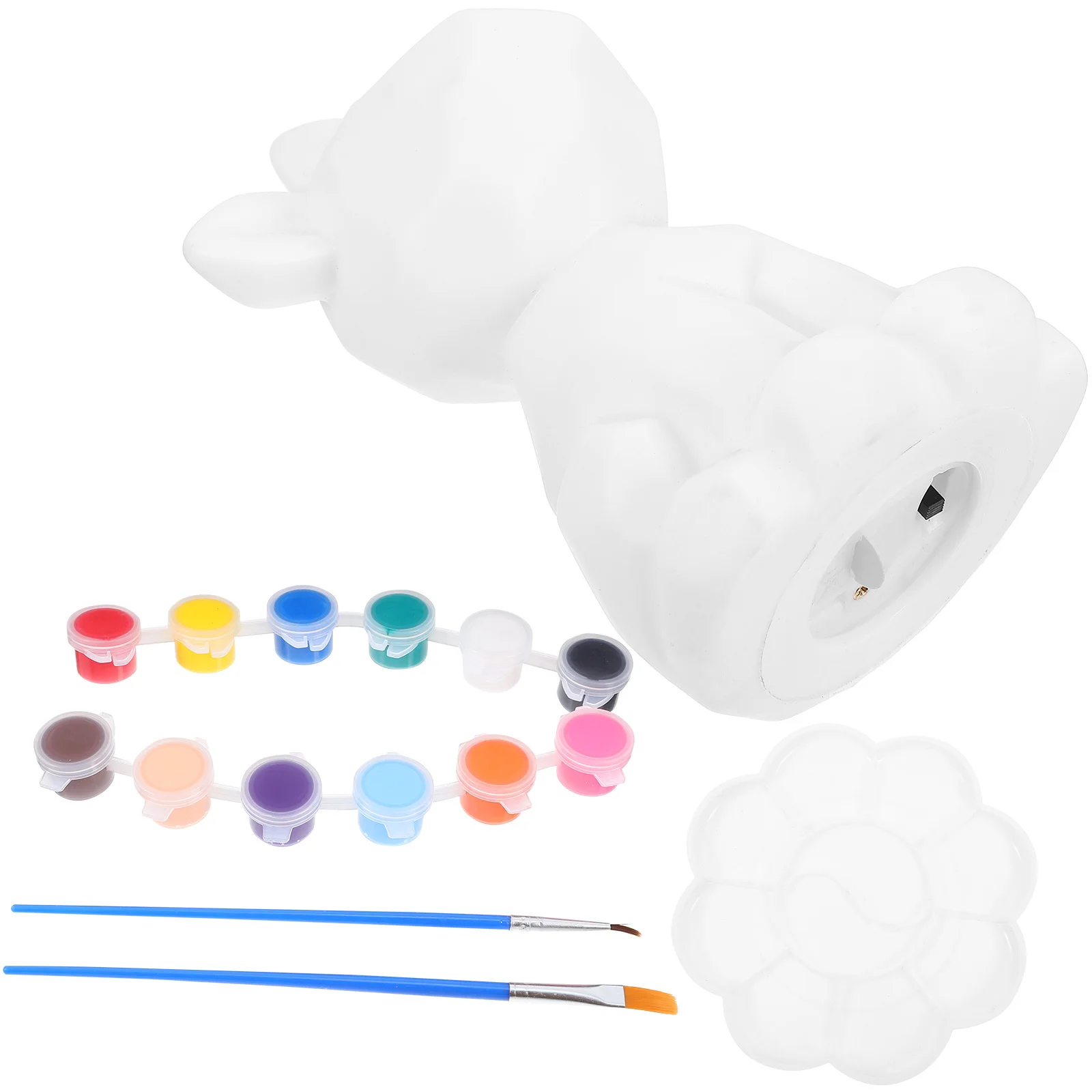 1 set fai da te doodle cervo luce notturna kit lampada geometrica incompiuta per l'arredamento della camera da letto pittura creativa progetto artigianale adulti