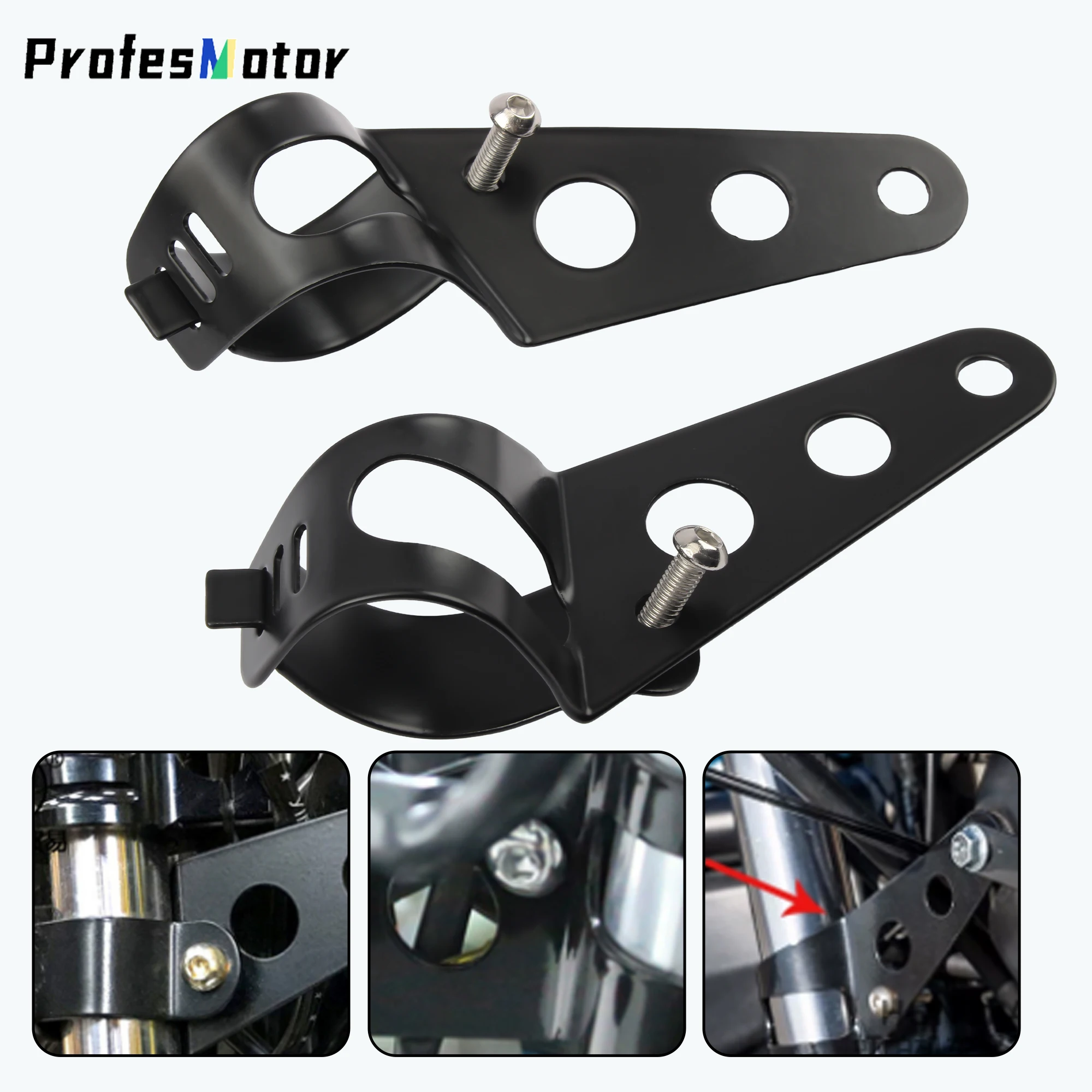 دراجة نارية العالمي 38-48 مللي متر العلوي جبل قوس شوكة أنبوب لياماها كاواساكي هونداي الترابية دراجة الطرق غير الممهدة اكسسوارات إندورو