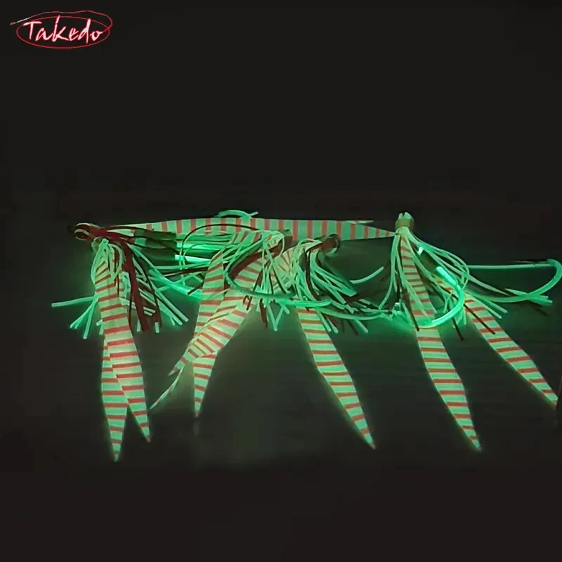 Anzuelos de asistencia jigging TAKEDO MARUSEIGO – Silicona luminosa - imagen 3
