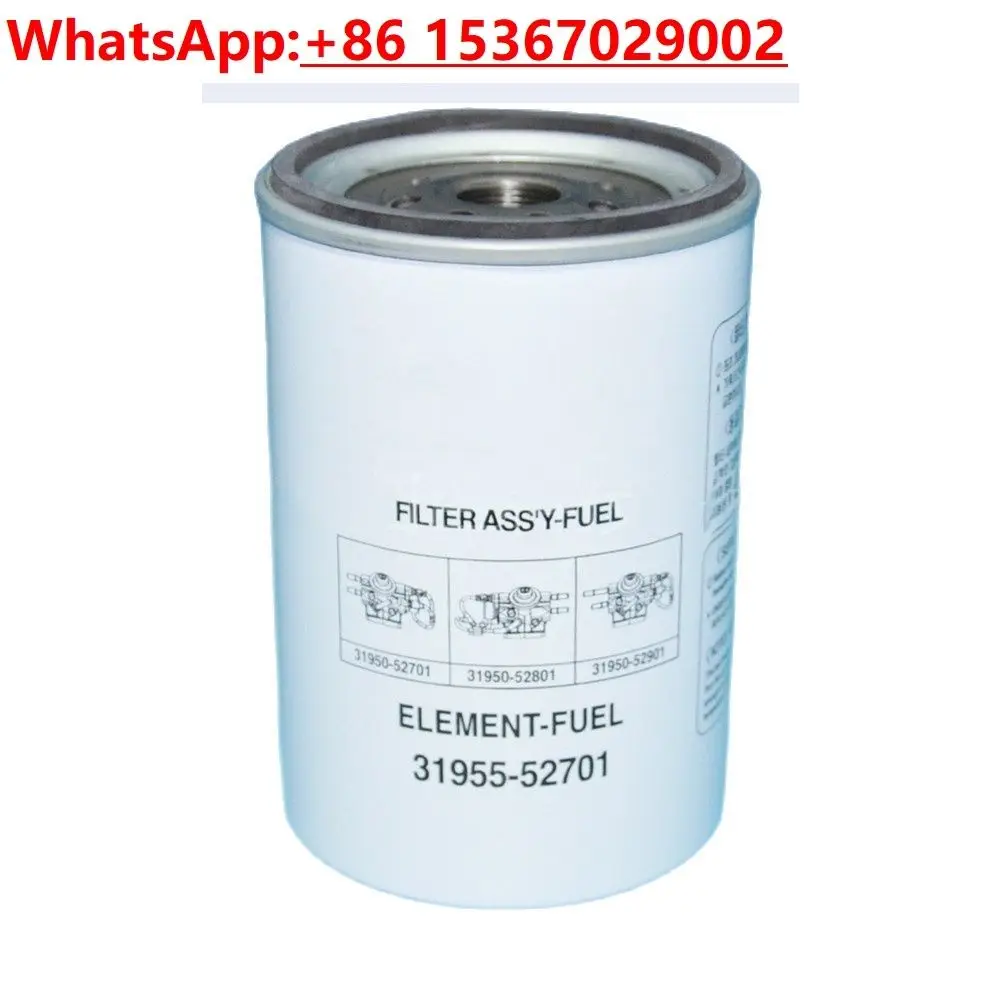 

2 Pcs Fuel Filter 31955-52701 31945-52161 11QA-71040 For Excavator R150VS 1-14UNF