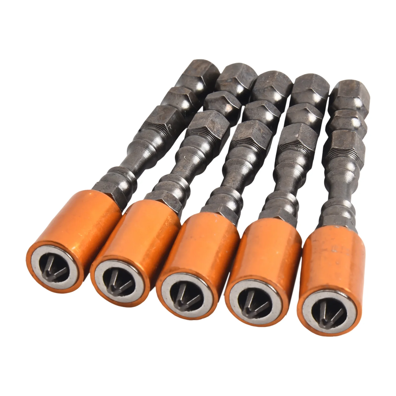 

Metal Screwdriver Bit 5pcs Magnetic Circle Part Spare Tool Workshop Batch Head Bite Equipment High Quality Hot