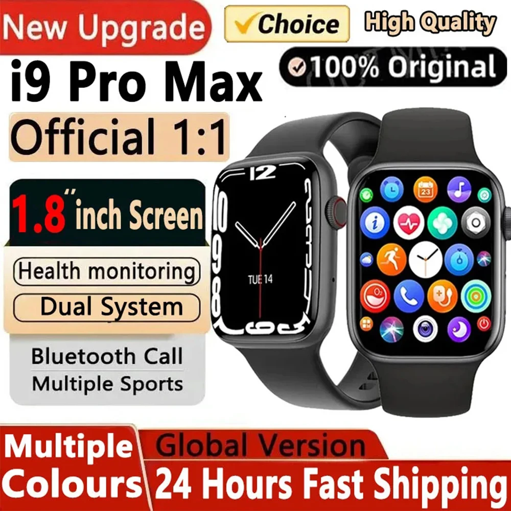 Exercise Smartwatch 9 Men And Women Bluetooth Call 1.8