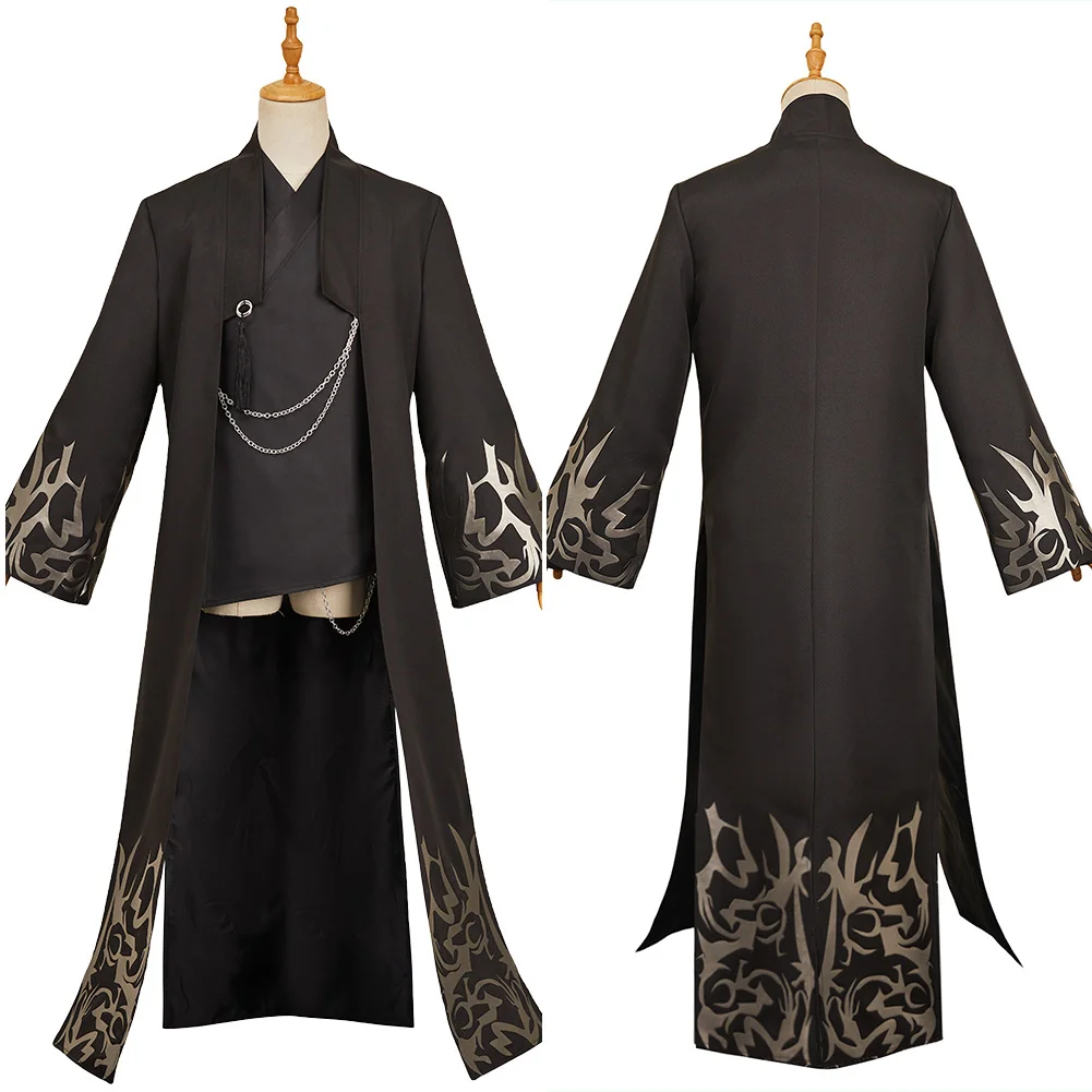 أطفال 2025 الصيادين معطف السراويل جينو بنين تأثيري قبعة زي الخيال شيطان قبعة الكرتون هالوين كرنفال ملابس الحفلات الدعاوى