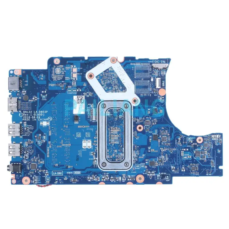 AM960P untuk DELL Inspiron 5565 5567 17 5765 Motherboard Laptop LA-D803P CN-0M3RN1 Tested DDR4 Notebook Mainboard teruji