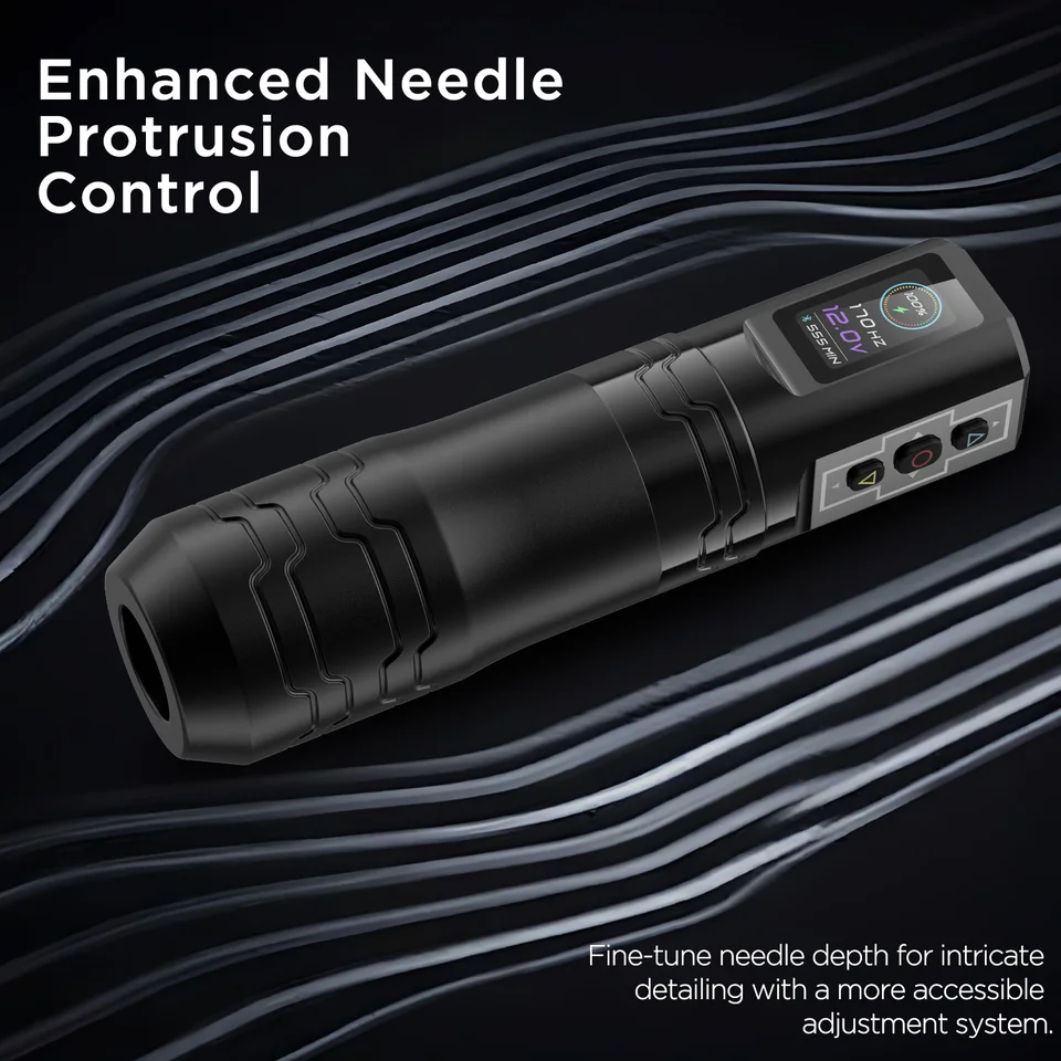 EZ P3 Pro Turbo 2.0 Wireless Battery Tattoo Pen Machine 2.5-5.0mm
