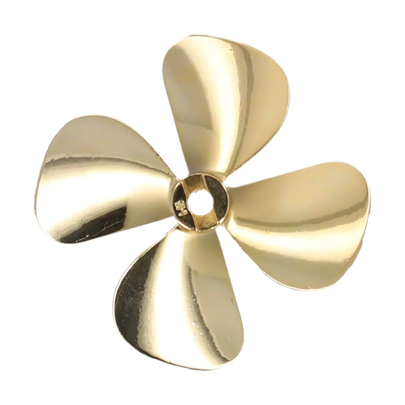 RC Boat Model Metal Propeller 4-Blades 4mm Shaft Right Left Hand 55mm 60mm For RC Boat Fishing Bait Tug Marine Cruise ROV