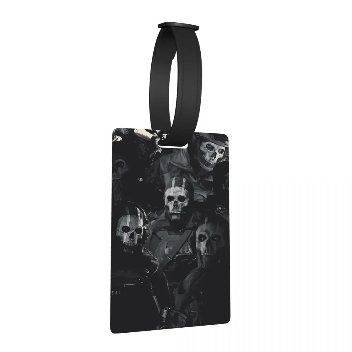 

Simon Ghost Riley Luggage Tags Suitcase Accessories Travel Portable Baggage Boarding Tag Label Holder ID Name Address