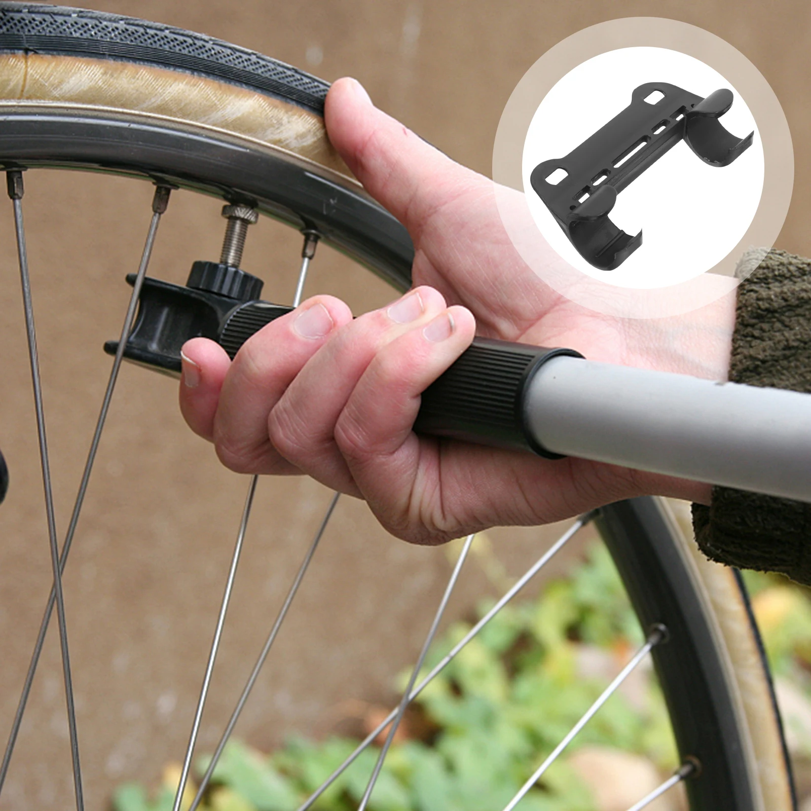 

5pcs Universal Bicycle Pump Holder Fixing Clip Mount for Mountain Road Bike Nylon Light Durable Cage Frame Retaining Bracket Air