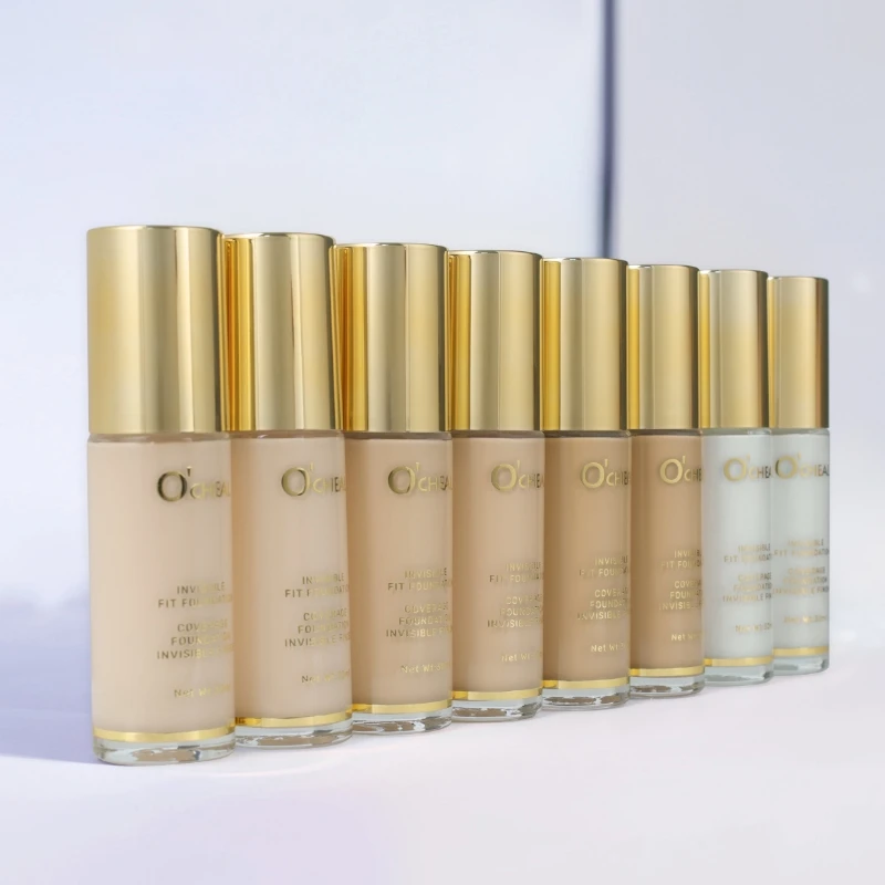 Fond de teint à couverture complète – Imperméable, durable, finition mate, idéal pour cacher les cernes, aspect naturel – Tous types de peau