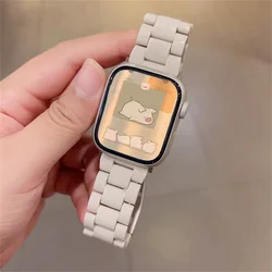 Korea Starlight Acrylic Strap For Apple Watch Band Ultra2 49 45 44 41 40 40 Correa Cute Band For Iwatch Series 9 8 SE 7 6 5 4 3