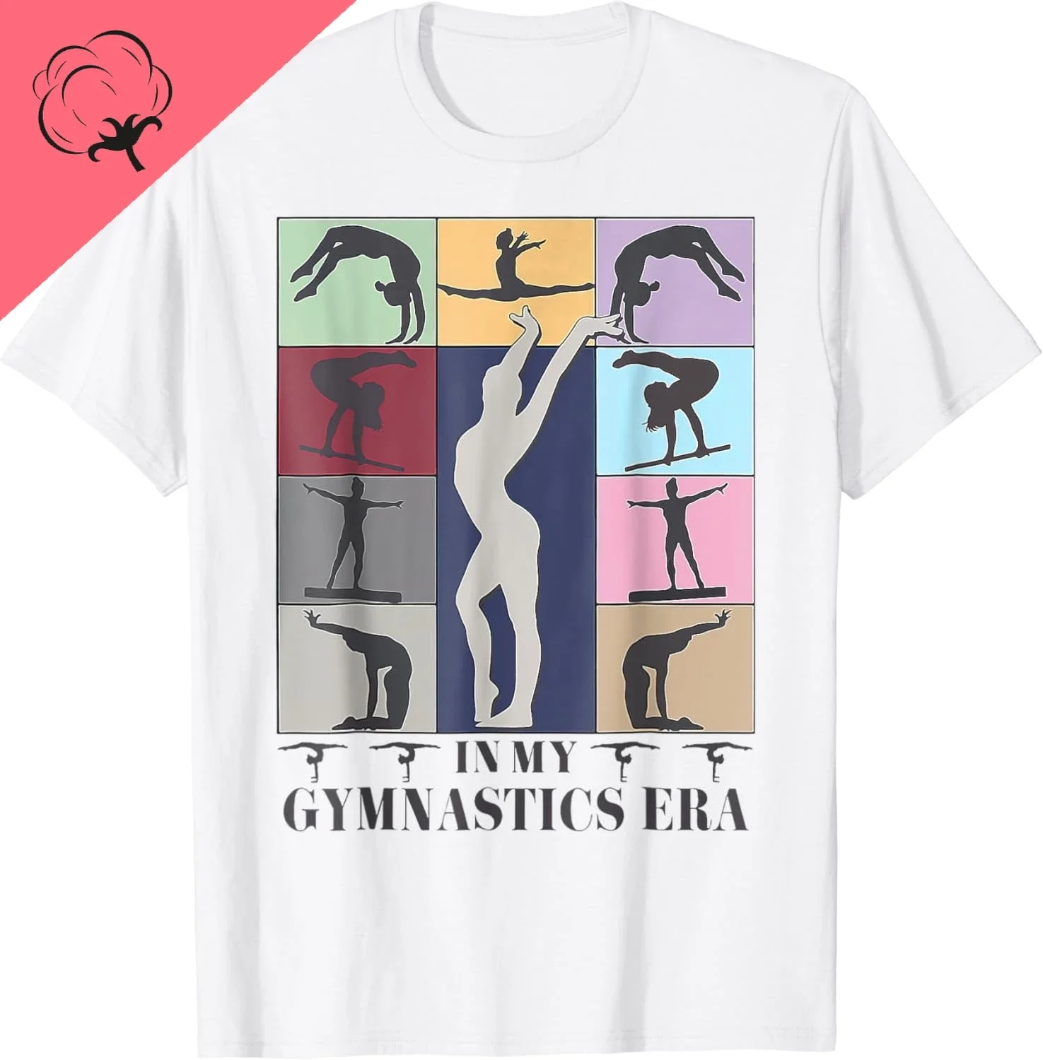 Groovy Gymnastics Trendy Mom Girls T-Shirt Cotton Unisex Summer Streetwear Tops Graphic T Shirts  Ropa De Mujer Camisetas