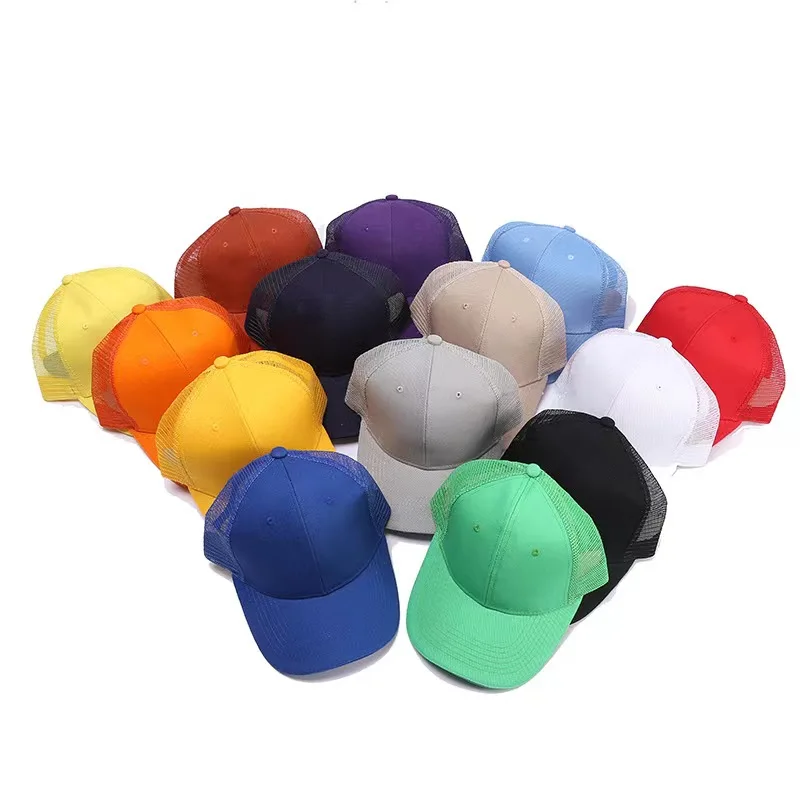 Professional Custom Logo Mesh Cap Printing Embroidery Baseball Cap Sunscreen Sun Visor Cap Casual Sun Hat Designer Snapback Caps