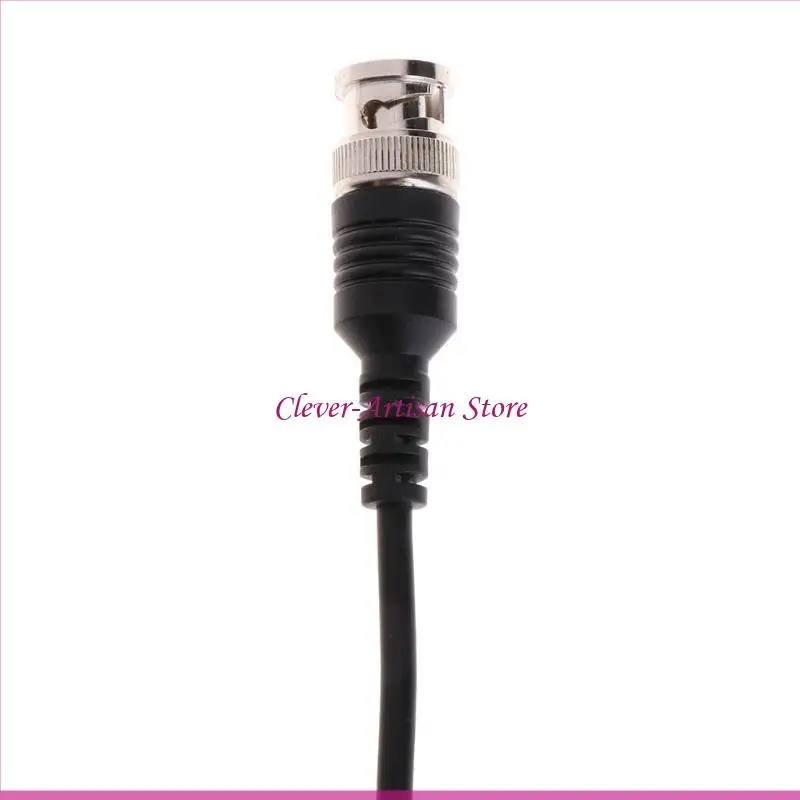 E06B متين BNC ذكر إلى Dual Dual Banana Slop Test Coaxial Cable 100cm للاختبارات الكهربائية المختبر الكهربائي