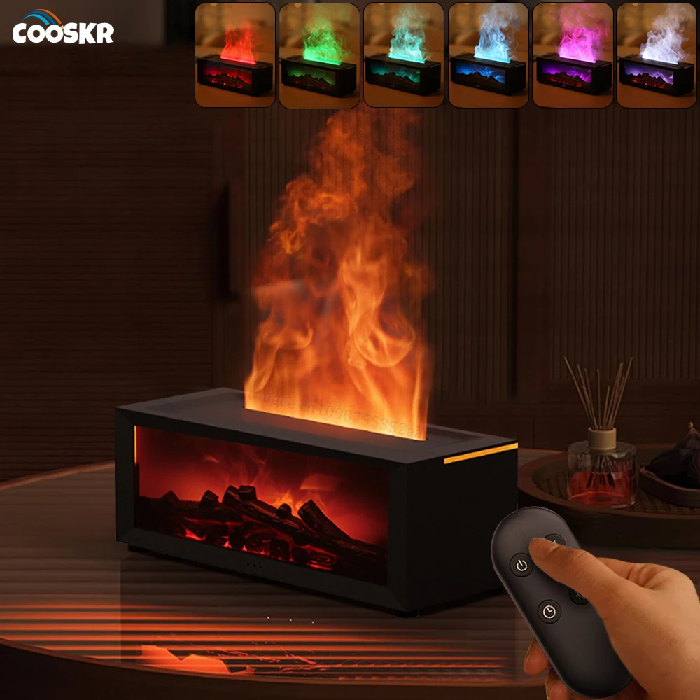 

Аромадиффузор Flame Mini, увлажнитель воздуха с эфирными маслами, 140 мл, с таймером, для спальни