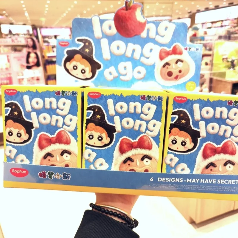 

Genuine Crayon Shin-Chan Long Long Ago Series Earphone Case Blind Box Vinyl Plush Bag Pendant Figure Birthday Gifts Toys